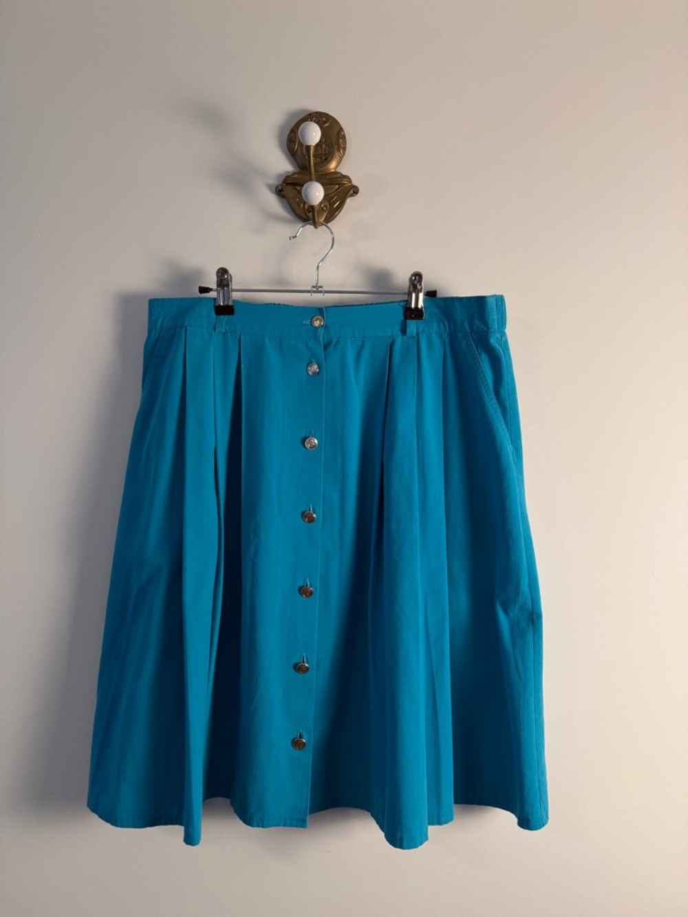 Vintage handmade skirt with embellished buttons